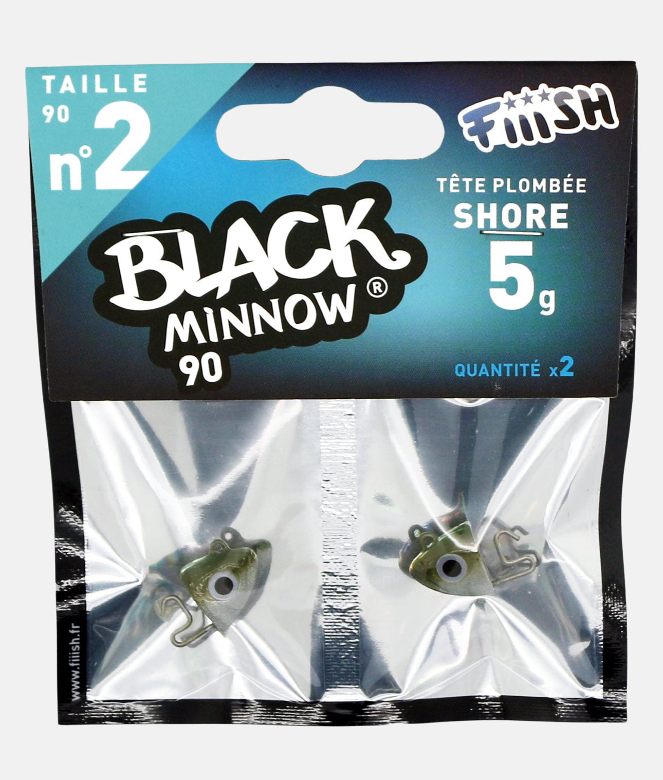 Tête plombée shore 5h BLACK MINNOW