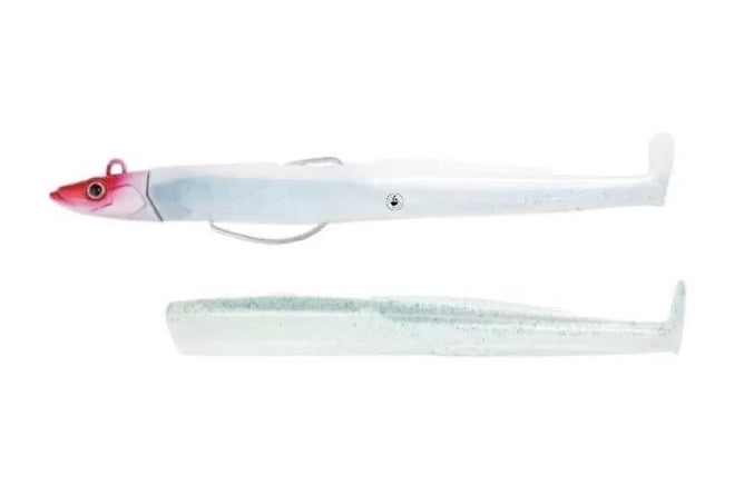 Kit Leurre Souple Arme Fiiish Combo Black Eel 150 + Tete Plombee Shore