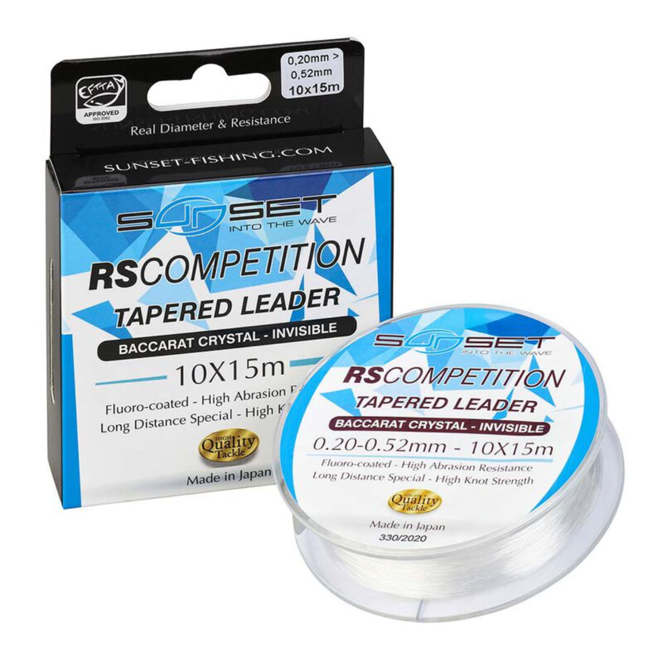 Sunset tapered leader RS compétition (arraché conique 10x15m)