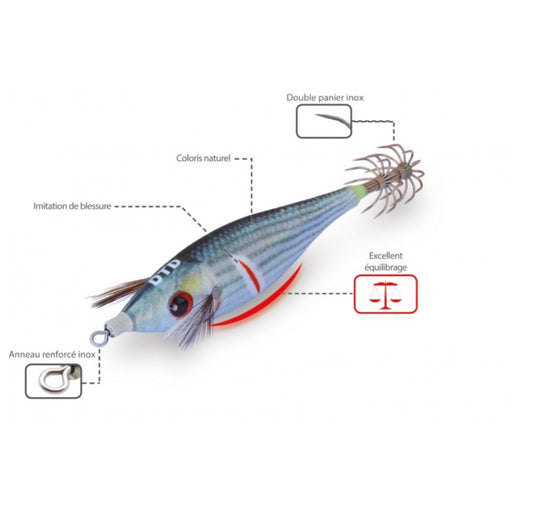 Dtd wounded fish #2,5 70 mm